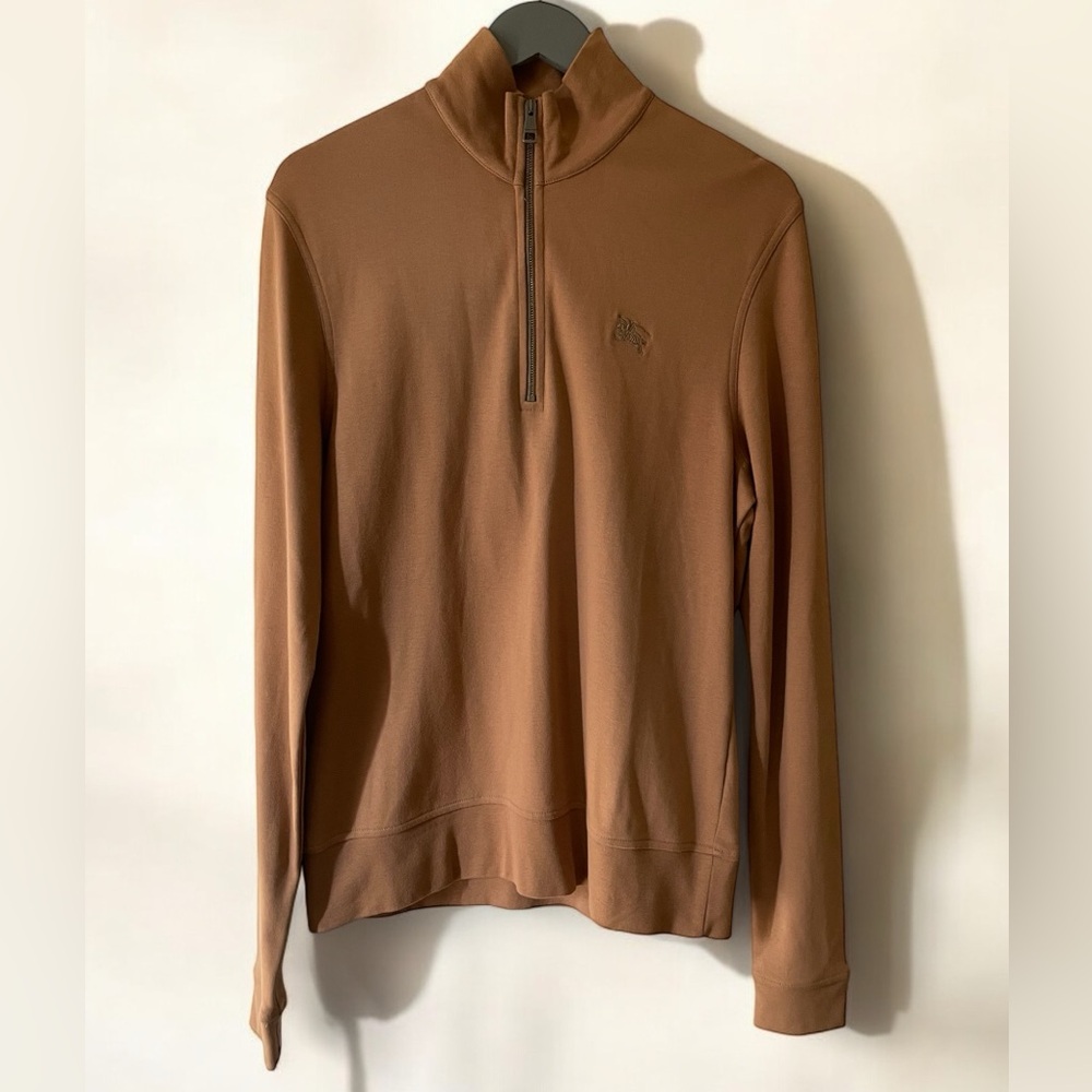Burberry Quarter Zip Up Long Sleeve